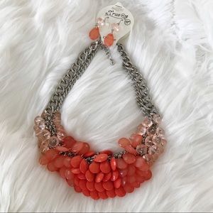 Fashion Jewelry Statement Necklace Earrings